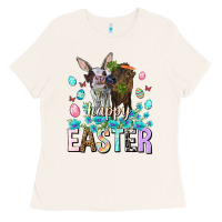 Bone Happy Easter Heifers Easter Day Ladies Tee - HowdyJamesFarm