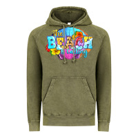 Vintage Olive The beach is calling Vintage Hoodie - FaDigitalArtStudio