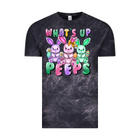 Cloud Black What's up peeps Easter bunnies Easter Day Vintage Tee - CowGirlArtShop