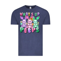 Vintage Denim What's up peeps Easter bunnies Easter Day Vintage Tee - CowGirlArtShop
