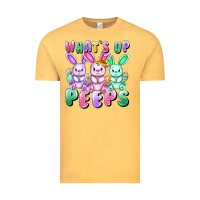 Vintage Mustard What's up peeps Easter bunnies Easter Day Vintage Tee - CowGirlArtShop