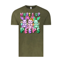 Vintage Olive What's up peeps Easter bunnies Easter Day Vintage Tee - CowGirlArtShop
