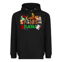 Black spanish teacher Heavyweight Hoodie - AdoDesignShop