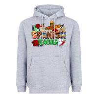 Heather Grey spanish teacher Heavyweight Hoodie - AdoDesignShop