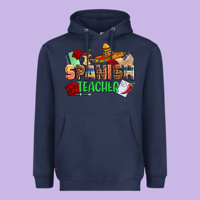 Spanish Teacher Heavyweight Hoodie Designed By Adodesignshop