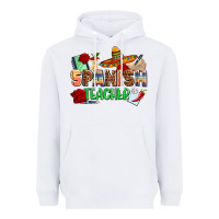 White spanish teacher Heavyweight Hoodie - AdoDesignShop