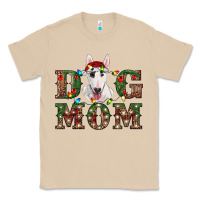 Mushroom Christmas Dog Mom Bull Terrier Classic Tee - RanaPortraitStore