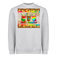 Heather Grey hello summer ice coffee Heavyweight Sweatshirt - Artiststas