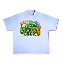 Grape Ice Loads of luck tractor Urban Heavy Tee - CowGirlArtShop
