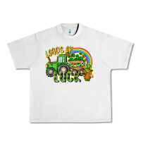 Lunar Rock Loads of luck tractor Urban Heavy Tee - CowGirlArtShop
