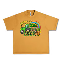 Peanut Butter Loads of luck tractor Urban Heavy Tee - CowGirlArtShop