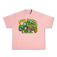 Salmon Loads of luck tractor Urban Heavy Tee - CowGirlArtShop
