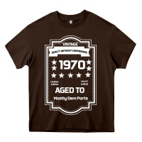 Chocolate Brown vintage quality without compromise 1970 Heavy Core Tee - Bettercallsaul