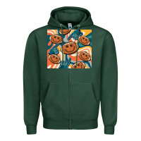 Sports Green football smiley face Zipper Hoodie - BarkalooDesign