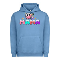 Pigment Pebble Blue mama Urban Hoodie - JahusDesignShop