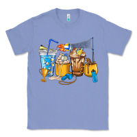 Colony Blue Volleyball coffee cups Classic Tee - HowdyJamesFarm
