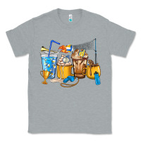 Heather Grey Volleyball coffee cups Classic Tee - HowdyJamesFarm