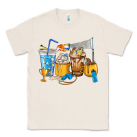 Natural Volleyball coffee cups Classic Tee - HowdyJamesFarm