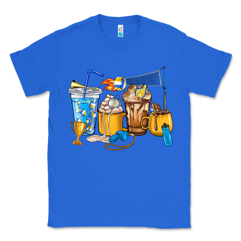 Volleyball Coffee Cups Classic Tee by HowdyJamesFarm | Teevron