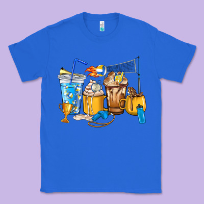 Volleyball Coffee Cups Classic Tee Designed By Howdyjamesfarm