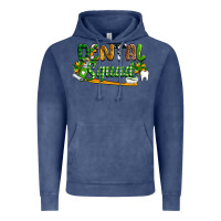Vintage Denim St. Patrick's Day Dental squad Vintage Hoodie - OliviaCreatesArt