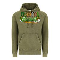 Vintage Olive St. Patrick's Day Dental squad Vintage Hoodie - OliviaCreatesArt