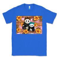 True Royal Mama Panda And Baby Panda Classic Tee - Artiststas