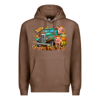 Chestnut Farm Happy Fall Y'all Premium Hoodie - CowhideDigitalArt