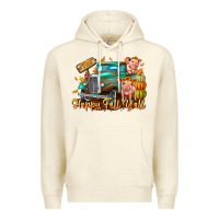 Sandshell Farm Happy Fall Y'all Premium Hoodie - CowhideDigitalArt