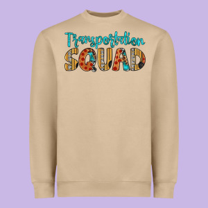 Transportation Squad Heavyweight Sweatshirt Designed By Artiststas