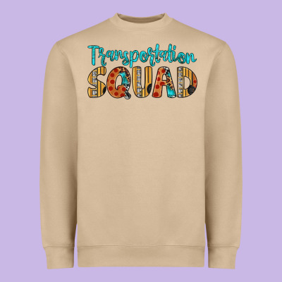 Transportation Squad Heavyweight Sweatshirt Designed By Artiststas