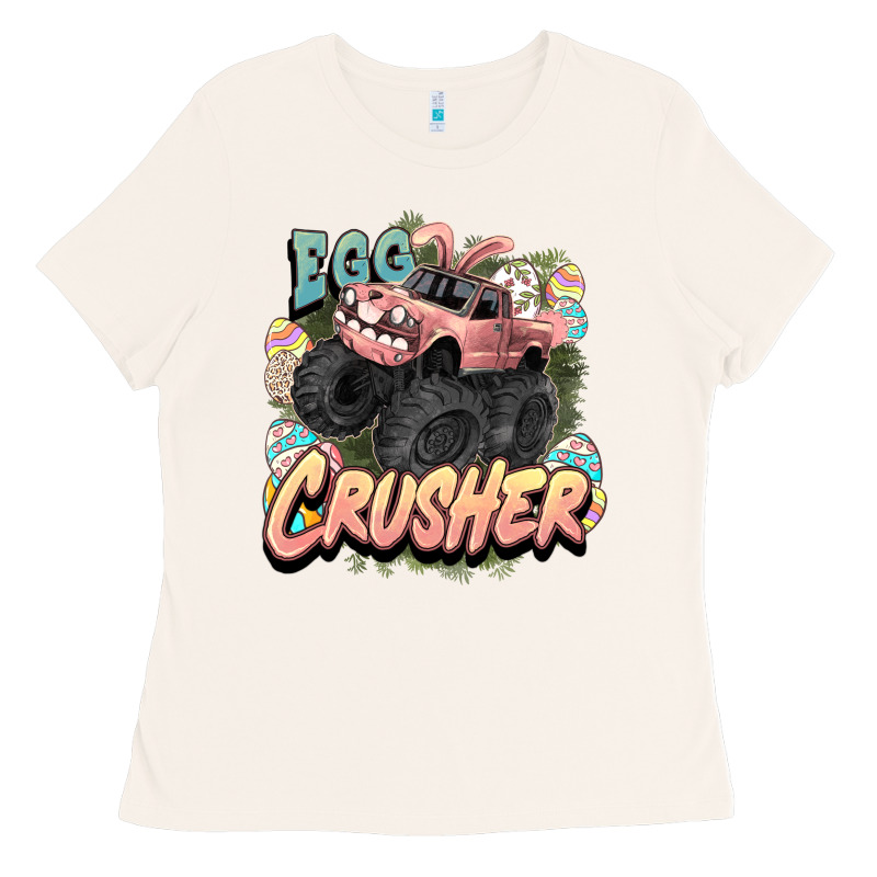Egg Crusher Easter Truck Easter Day Ladies Tee by HowdyJamesFarm | Teevron