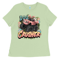 Matcha Egg crusher Easter truck Easter Day Ladies Tee - HowdyJamesFarm