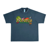 Midnight Navy Luckiest lunch lady St. Patrick's Day Urban Heavy Tee - CowGirlArtShop