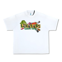 White Luckiest lunch lady St. Patrick's Day Urban Heavy Tee - CowGirlArtShop