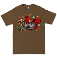 Cacao Christmas Joy skeleton Premium Tee - NancyCooperArtShop