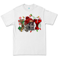 White Christmas Joy skeleton Premium Tee - NancyCooperArtShop