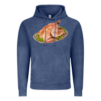 Vintage Denim turkey fa element 1 Vintage Hoodie - FaDigitalArtStudio