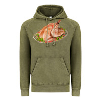 Vintage Olive turkey fa element 1 Vintage Hoodie - FaDigitalArtStudio
