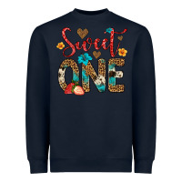 Navy sweet one strawberry Heavyweight Sweatshirt - Artiststas
