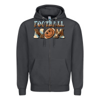 Smoke football mom football smiley face Zipper Hoodie - BarkalooDesign
