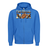 True Royal football mom football smiley face Zipper Hoodie - BarkalooDesign