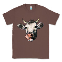 Chestnut Cow Classic Tee - HowdyJamesFarm