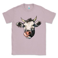 Lilac Cow Classic Tee - HowdyJamesFarm