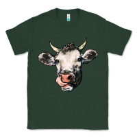 Sports Green Cow Classic Tee - HowdyJamesFarm