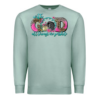 Seafoam with god all things are possible race Premium Sweatshirt - AdoDesignShop
