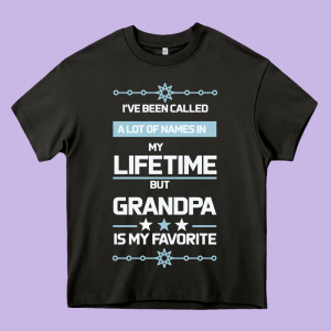 I Ve Been Called Grandpa -may Favorite Grandpa Heavy Core Tee Designed By Bettercallsaul