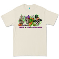 Bone Peace love Halloween Premium Tee - NancyCooperArtShop