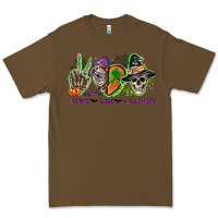 Cacao Peace love Halloween Premium Tee - NancyCooperArtShop