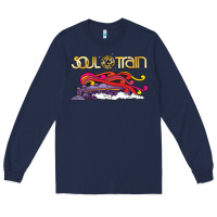 Navy Soul Train Long Sleeve Tee - maiPhamDesign